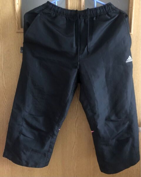 アディダスadidasナイロンパンツ7部丈 レディースガールズ スポーツ