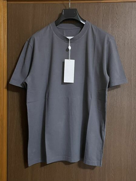 M新品 メゾンマルジェラ レギュラー コットンジャージー Tシャツ 半袖 カットソー 22SS size M 46 Maison Margiela 10 メンズ グレー