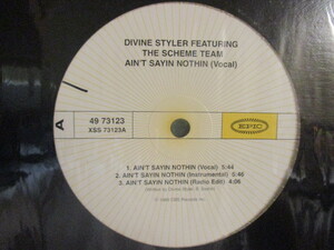 Divine Styler ： Ain't Sayin Nothin 12'' c/w Tongue Of Labyrinth (( 落札5点で送料当方負担