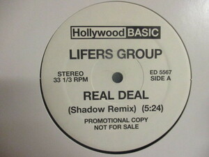 Lifers Group ： Real Deal( Shadow Remix ) 12'' c/w DJ Shadow - Lesson 4 (( 落札5点で送料当方負担