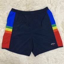 ノア　swim shorts 水着　レインボー　虹　美品　M_画像1