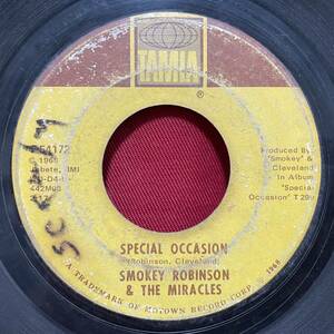 ◆USorg7”s!◆SMOKEY ROBINSON & MIRACLES◆SPECIAL OCCASION◆