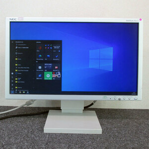  used wide liquid crystal monitor * NEC MultiSync E201W 20 -inch wide liquid crystal resolution :1600×900 WXGA++ VGA/DVI/DisplayPort #3-625