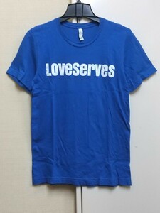 [送料無料](t23e1)S企業モノloveserves教会設立usaアメリカ輸入古着半袖プリントTシャツ