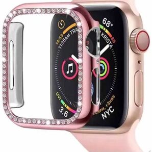 AppleWatch Seriesフレームケース クリスタルダイヤモンド40mm/44mm