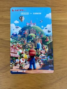 【新品未使用】マリオ　映画　ムービー　ポストカード