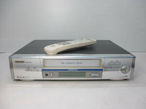 日立 HITACHI VHSビデオデッキ 7B-FV210 リモコン付属 通電確認 現状品 o36