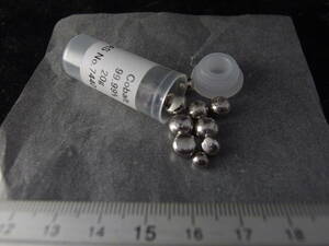 Co approximately 20g high purity 99.99%pe let cobalt push vial entering rare metal metal origin element specimen sale 