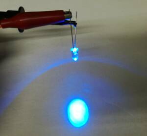  high luminance blue color LED 5mm cannonball type (OSUB5111A-ST) 11 piece collection 