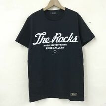 S1693-N◆美品◆ RUDE GALLERY ルードギャラリー 半袖Tシャツ カットソー プリント ◆ size2 ブラック 黒 コットン100_画像2