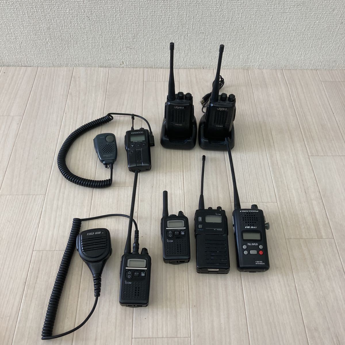 トランシーバー まとめて7台セット KENWOOD UBZ-EA20R/ ICOM IC-4006