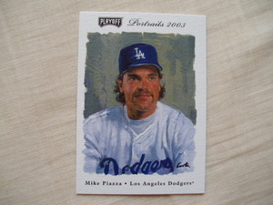 マイク・ピアッツァ マイク・ピアザ【Mike Piazza】 ◆2003 PLAYOFF PORTRAITS ロサンゼルスドジャース MRO