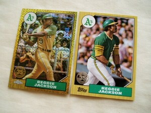 インサート☆レジー・ジャクソン【Reggie Jackson】2枚セット◆2022 Topps オークランドアスレチックス ET