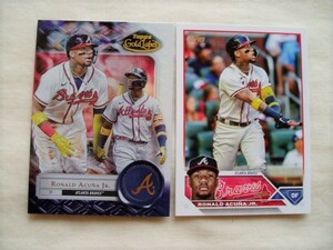 ロナルド・アクーニャ Jr.【Ronald Acuna Jr.】2枚セット◆2022 Topps Gold Label & 2023 Topps アトランタブレーブス ET