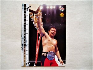 佐野直喜◆BBM2002新日本プロレス 松田納 IWGPジュニアヘビー級チャンピオンベルト RE