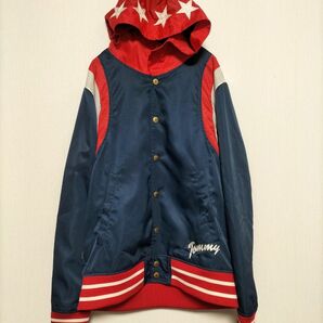 [TOMMYトミーナイロンスタジャンフーディー]