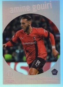 2022-23 Topps Chrome UEFA Club Competitions Soccer AMINE GOUIRI グイリ 59-34 インサート レンヌ RC ルーキー