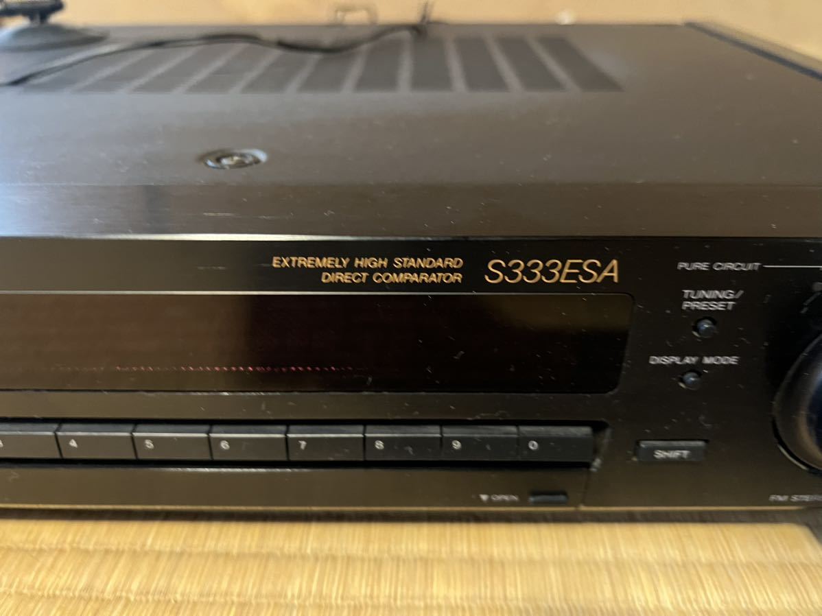 SONY ソニー ST-S333ESJ ラジオ チューナー AM/FMチューナー 通電のみ