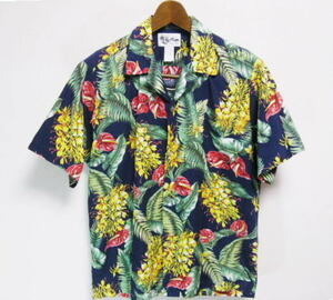 ハワイ製 Howieアロハシャツ Mサイズ アンスリウム HAWAII　　