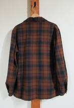 70'S VINTAGE USA古着★Pendleton/ペンドルトン▼テーラードジャケット シャツジャケット MADE IN USA アメリカ製_画像2