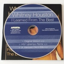 【輸入盤CDシングル】ホイットニー・ヒューストン WHITNEY HOUSTON/I LEARNED FROM THE BEST(137902)2000年SINGLE_画像3