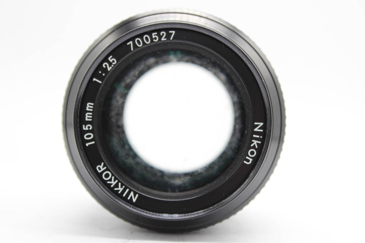訳あり品】 ニコンNikon Nikkor Auto 105mm F2.5 前後キャップ