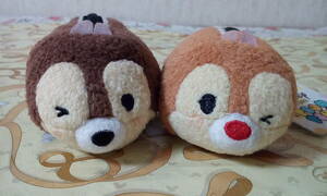  Disney store tsumtsum(S) chip & Dale ( wing k) squirrel (TSUM TSUM)2 piece set (u ink )