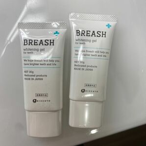 BREASH ホワイトニングジェル〈薬用歯みがき〉40g 2本セット