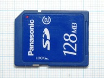 ★Panasonic ＳＤメモリーカード １２８ＭＢ 中古★送料６３円～_画像1