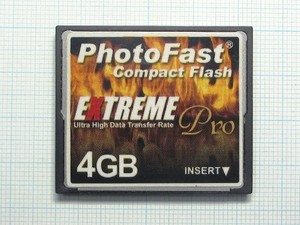 *PhotoFast CompactFlash 4GB used * postage 63 jpy ~