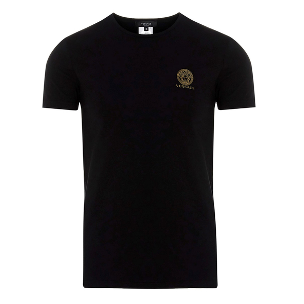 送料無料 7 VERSACE ヴェルサーチ AUU01005 A232741 ブラック メデューサ 半袖 Tシャツ size 3