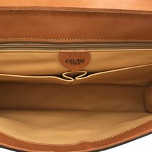 CELINE セリーヌ 【lay2025R】 2WAYクラッチバッグ マカダム ベージュ ロゴ 総柄 レディース 女性 ベージュ_画像5