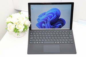 美品 Surface Pro 7+ 最新Win11 爆速Core i5-1135G7 大容量超高速RAM8GB SSD128GB タイプカバー付属 タッチパネル 超高解像度 顔認証搭載