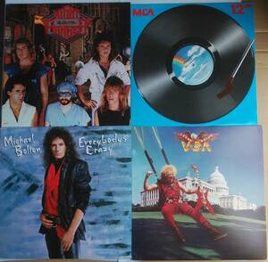 【アナログ盤/LP/12”/4枚セット】ナイト・レンジャー Night Ranger/Michael bolton マイケル・ボルトン/Sammy Hagar サミー・ヘイガー