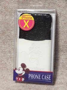 iPhone x ポケットカバー ミッキー　スマホケース 