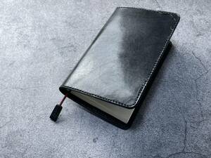 [ hand .] black black for new book original leather book cover ( angle flower decoration ) book mark attaching 