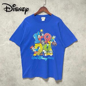 【USA製】90s - ウォルトディズニー ワールド プリント 半袖 Tシャツ