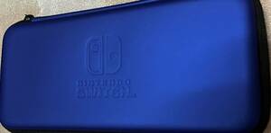 ■　【中古】 Nintendo Switch対応スリムハードポーチ for Nintendo Switch ブルー