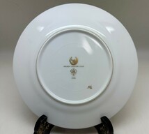 未使用保管品　大倉陶園　OKURA 加山又造　千羽鶴　1990 鳳琳洋食器　フィッシュプレート 23.2cm 6枚セット　金彩金蝕瑠璃エンボス_画像4