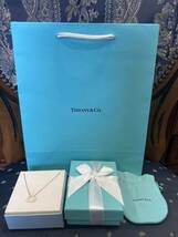 新品 未使用 正規品 ティファニー tiffany&co ネックレス ホワイトジェイド 翡翠 ティファニーアンドコー 箱 巾着 紙袋 プレゼント_画像3