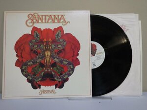 LP レコード SANTANA サンタナ FESTIVAL フェスティバル 【E+】 M2971E