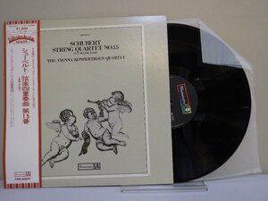 LP レコード 帯 Wiener Konzerthaus ウィーン コンツェルトハウス四重奏団 Schubert シューベルト 弦楽四重奏曲 第15番 【E+】 M3145E