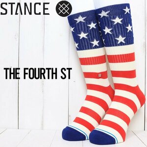 【送料無料】STANCE スタンス THE FOURTH ST CREW SOCKS ソックス 靴下 A556A20FOS　WIN　 M（24cm-26cm）サイズ