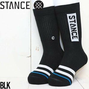 [クリックポスト対応] STANCE BOYS スタンス OG ST KIDS SOCKS キッズソックス 子供靴下 K526A20OGK BLK M（17cm-19.5cm）