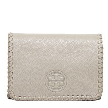 トリーバーチ チェーン 斜め掛け ショルダーバッグ グレー レザー レディース Tory Burch 【中古】_画像2