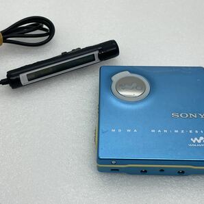 SONY MD ウォークマン MZ-E510 リモコン付き 現状品の画像1