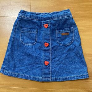 パートボタンハーフパンツ