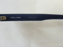 R500B　未使用品 POLICE ポリス LOUD SPLA69J 20LP 53□19 偏光サングラス ネイビー系 眼鏡ケース付き 　めがね_画像7