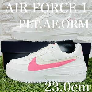 即決 ナイキ ウィメンズ エアフォース1 ロー PLT.AF.ORM 白 厚底 レディース Nike WMNS Air Force 1 Low 23.0cm 送料込み DJ9946-105