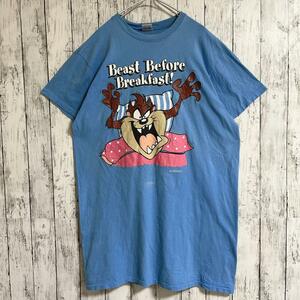 90s ルーニーテューンズ LOONEY TUNES ビンテージTシャツ タズマニアンデビル シングルステッチ ビッグサイズ US古着 90年代 HTK1598